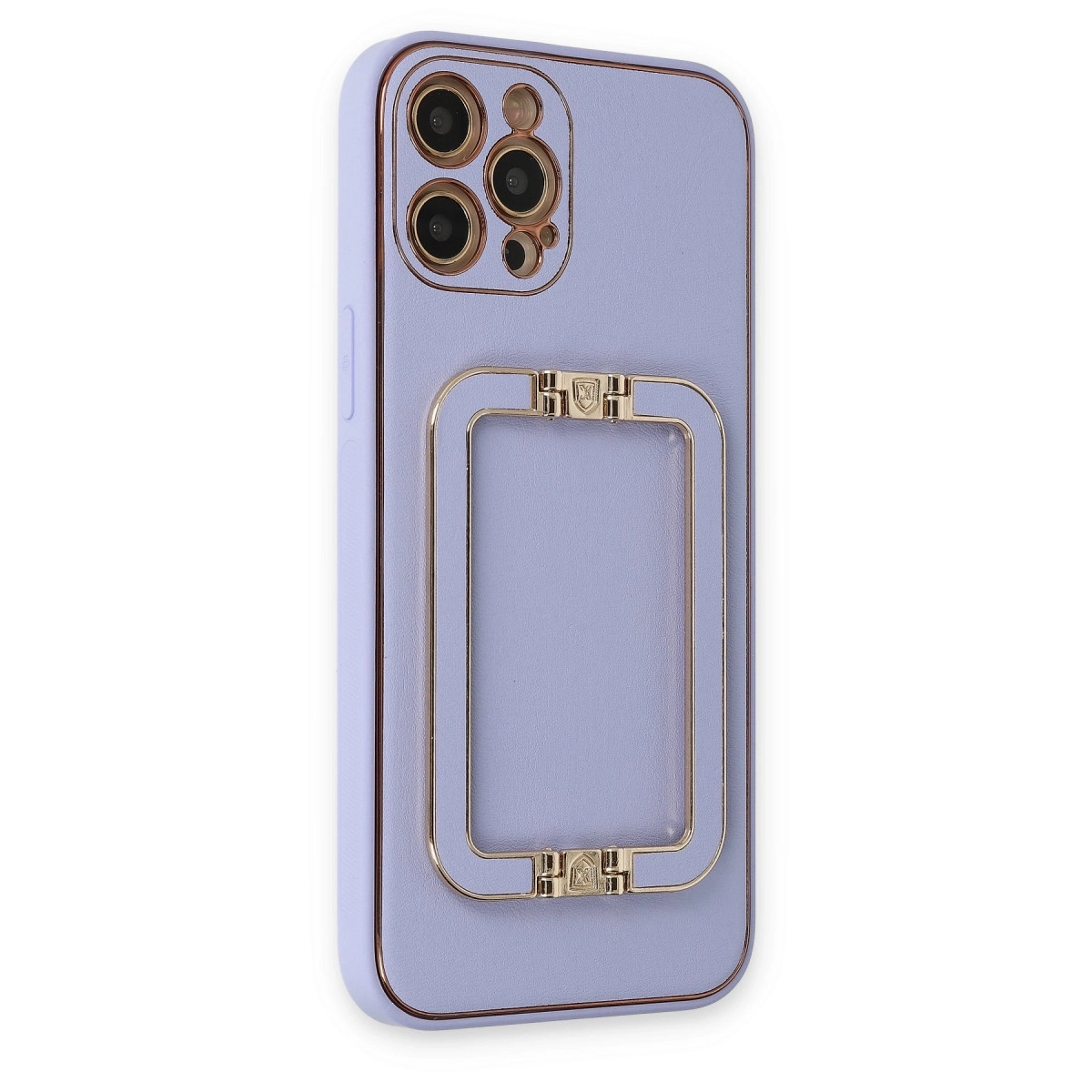 BUĞZ İphone 12 Pro Kılıf Coco Elit Kapak - Lila BUĞZ İphone 12 Pro Kılıf Coco Elit Kapak - Lila