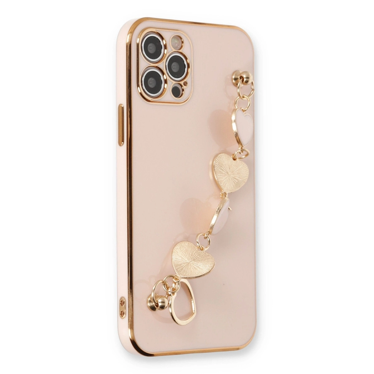 BUĞZ İphone 12 Pro Kılıf Esila Silikon - Pudra