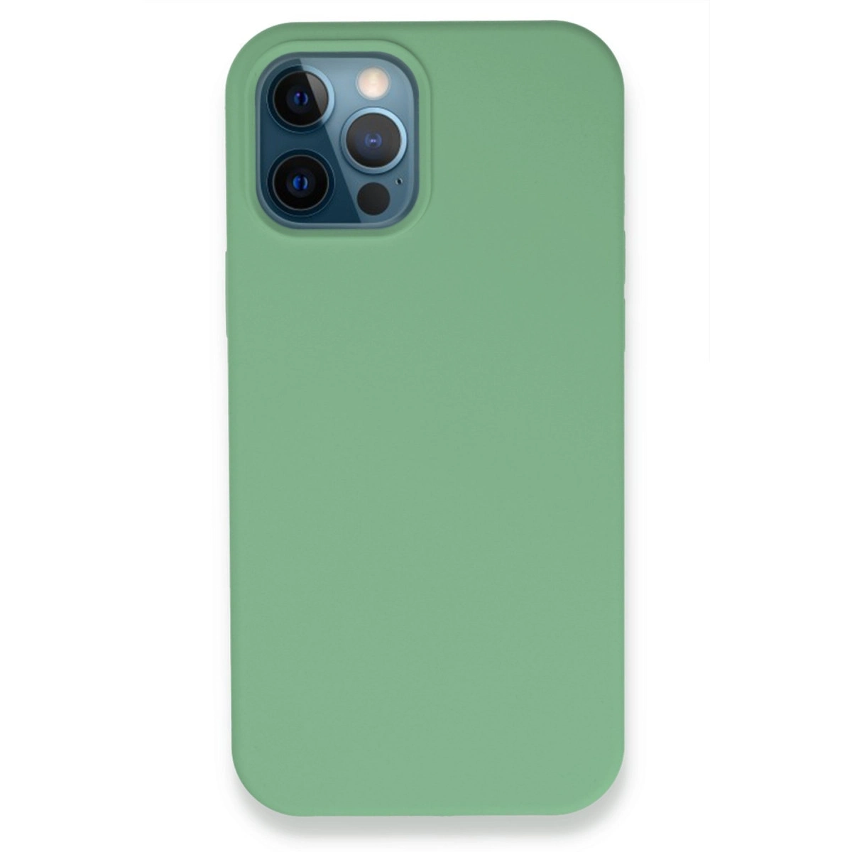 BUĞZ İphone 12 Pro Kılıf Lansman Legant Silikon - Yeşil