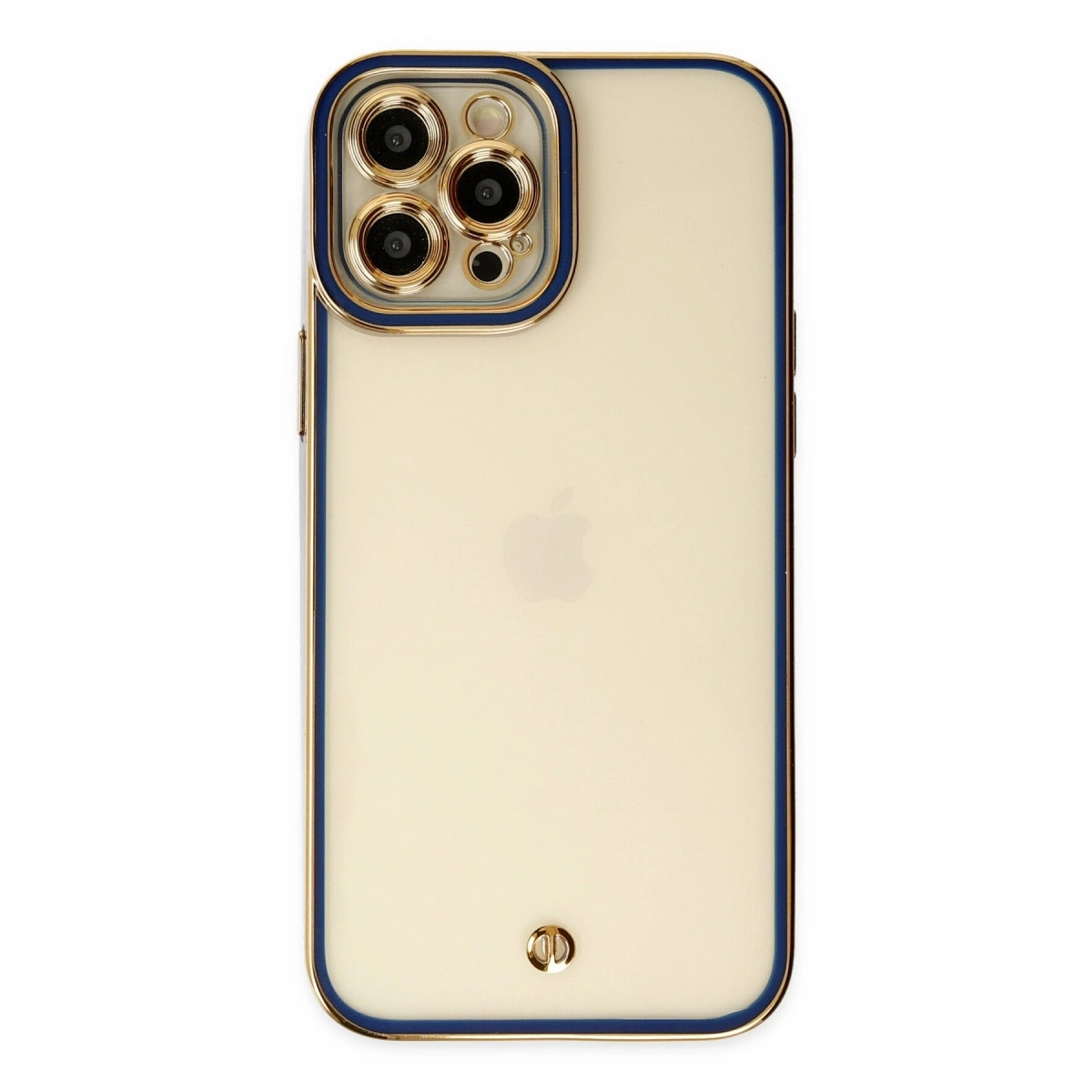 BUĞZ İphone 12 Pro Kılıf Liva Lens Silikon - Mavi BUĞZ İphone 12 Pro Kılıf Liva Lens Silikon - Mavi