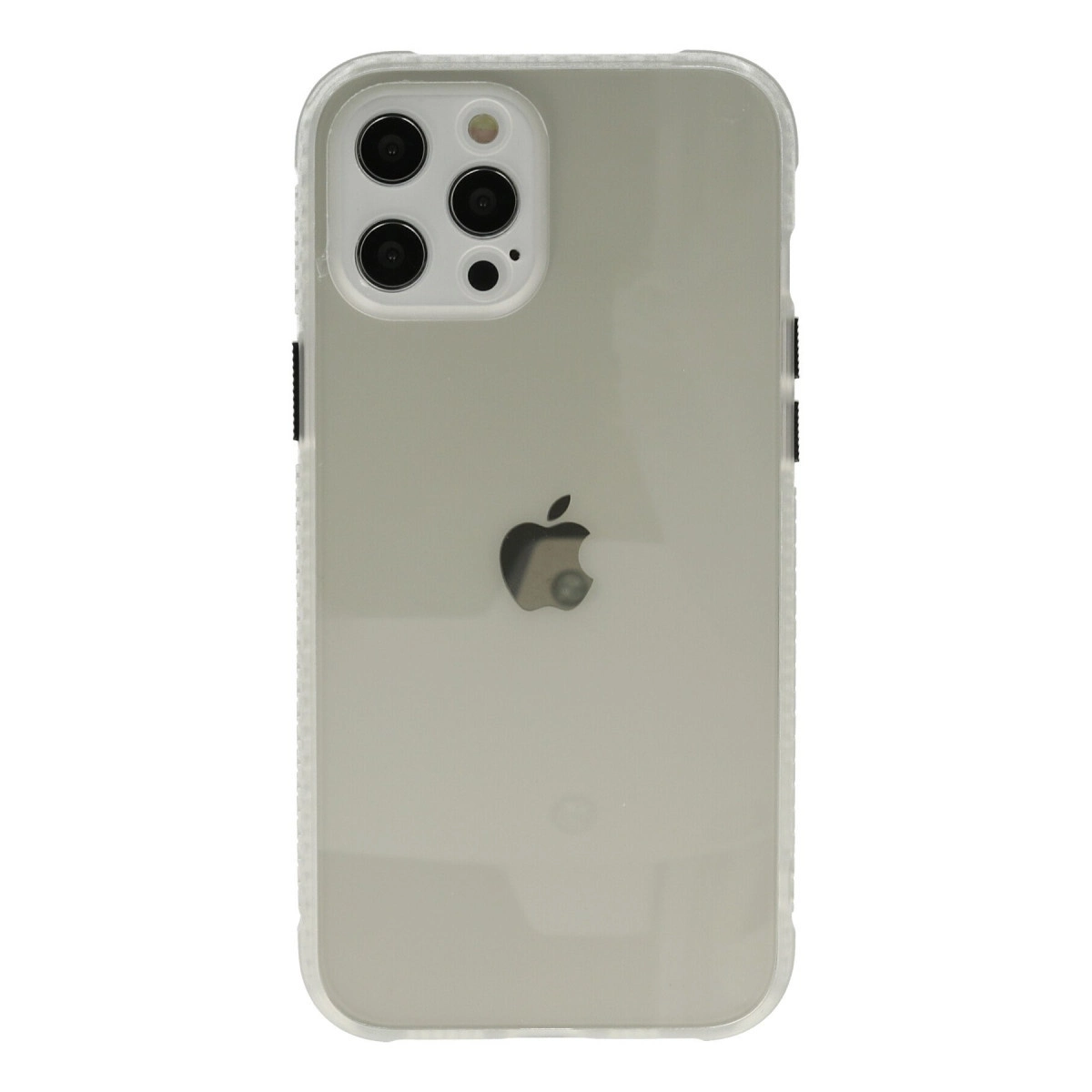 BUĞZ İphone 12 Pro Kılıf Miami Şeffaf Silikon - Şeffaf