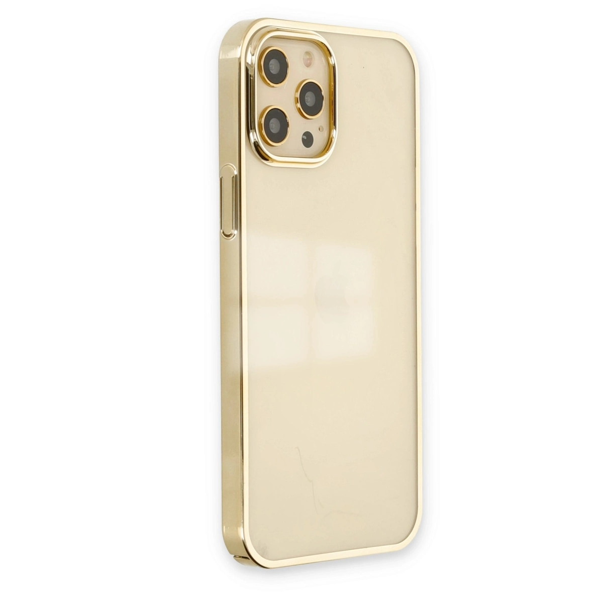 BUĞZ İphone 12 Pro Max Kılıf Element Silikon - Gold