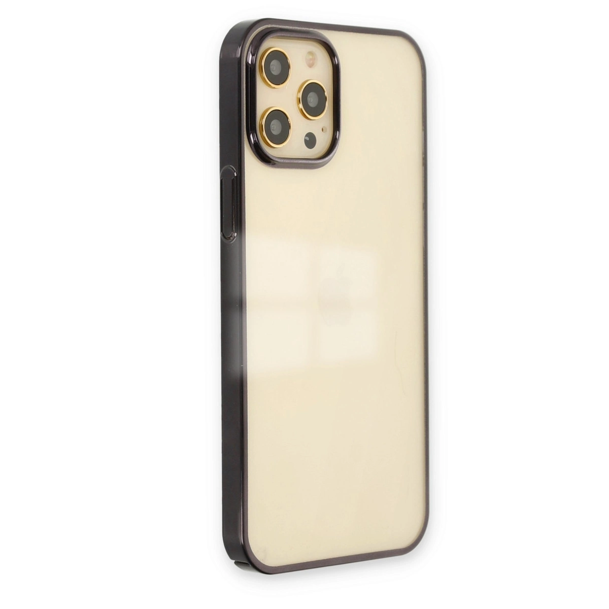 BUĞZ İphone 12 Pro Max Kılıf Element Silikon - Siyah