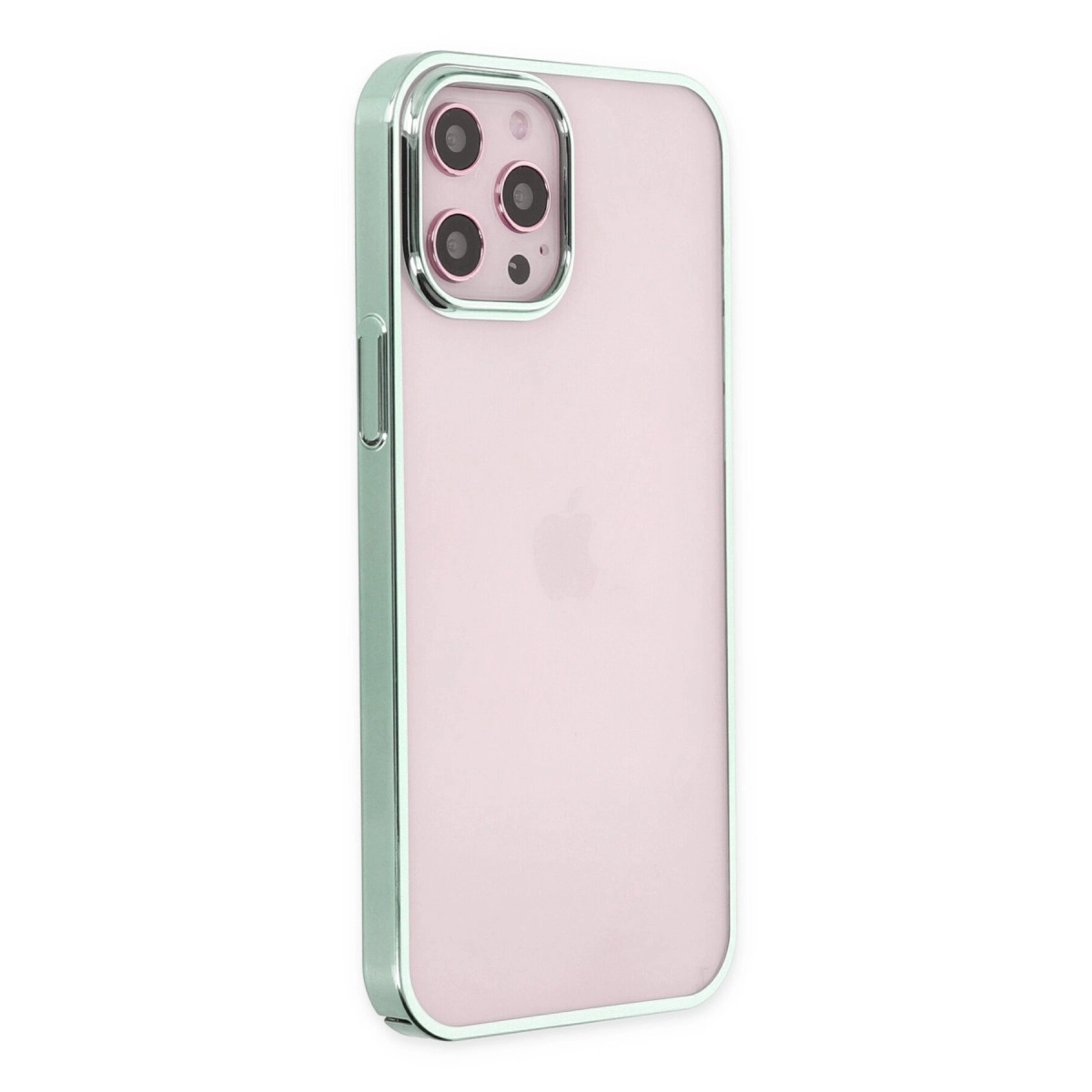 BUĞZ İphone 12 Pro Max Kılıf Element Silikon - Yeşil