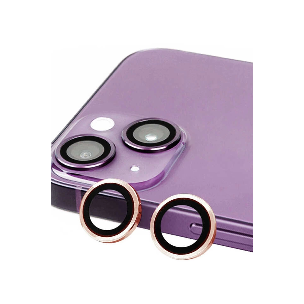 BUĞZ İphone 13 Mini Raze Metal Kamera Lens - Pembe