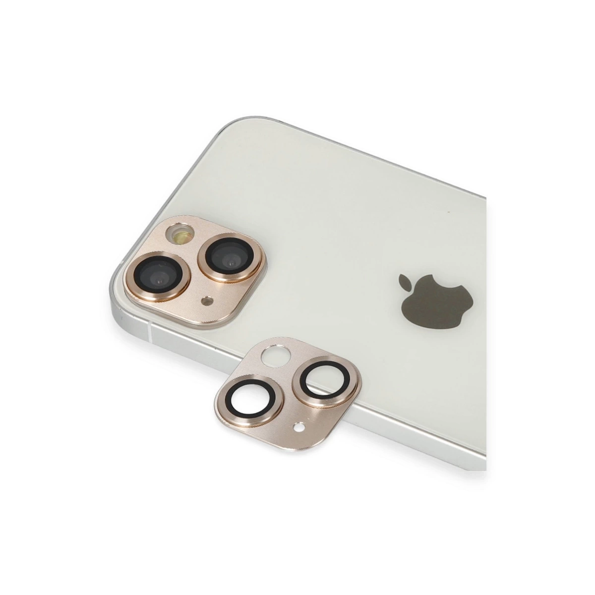 BUĞZ İphone 13 Pers Alüminyum Kamera Lens - Gold