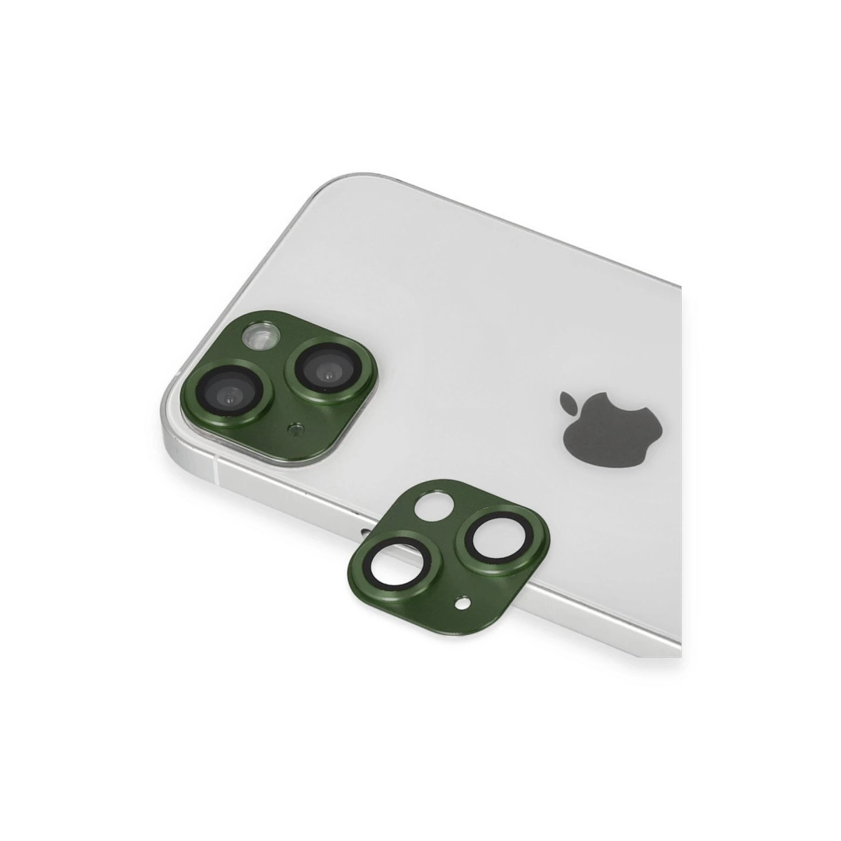 BUĞZ İphone 13 Pers Alüminyum Kamera Lens - Yeşil