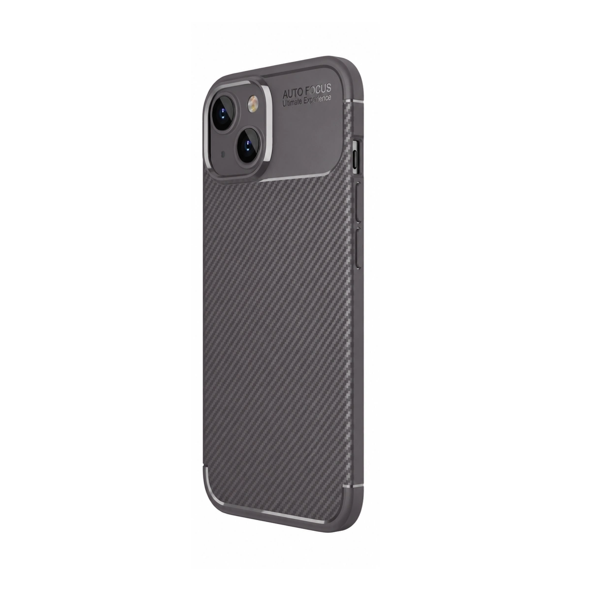 BUĞZ İphone 14 Kılıf Auto Focus Karbon Kapak - Gri