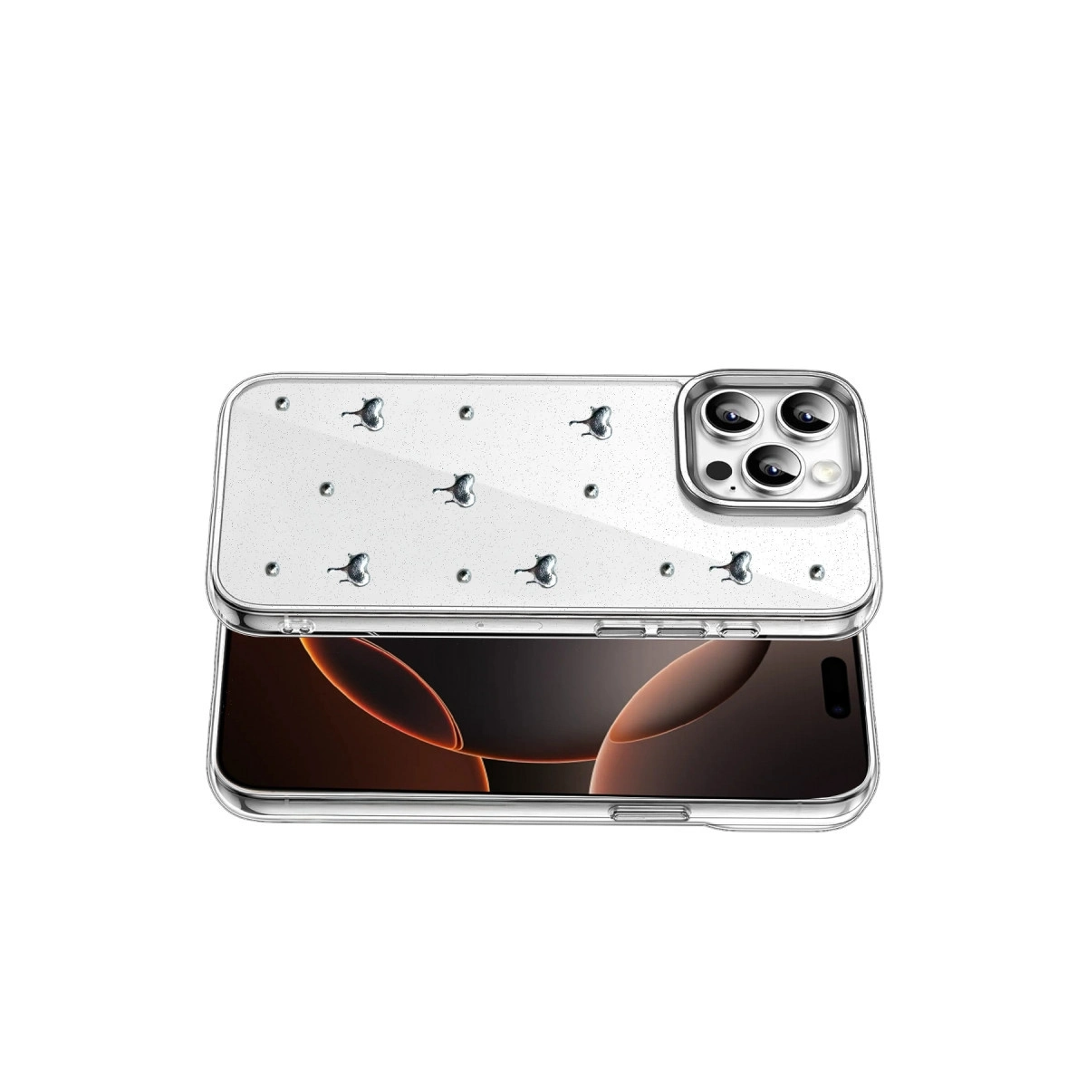 BUĞZ İphone 14 Pro Max Fiyonk Desenli Kapak - Desen 1
