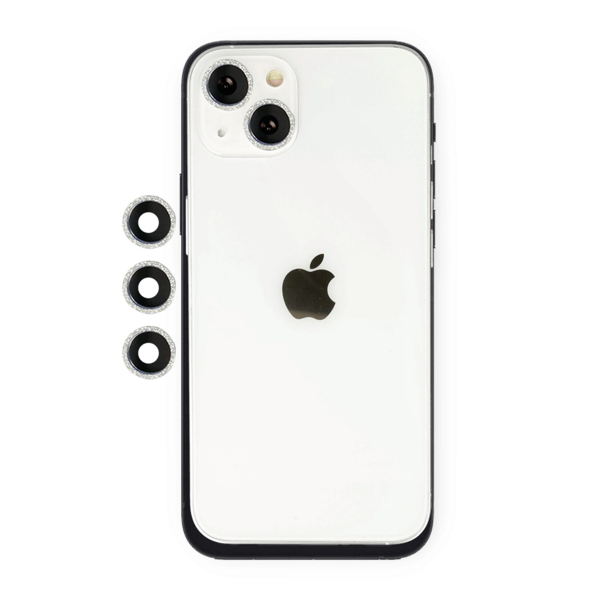 BUĞZ İphone 14 Shine Kamera Lens - Gümüş BUĞZ İphone 14 Shine Kamera Lens - Gümüş