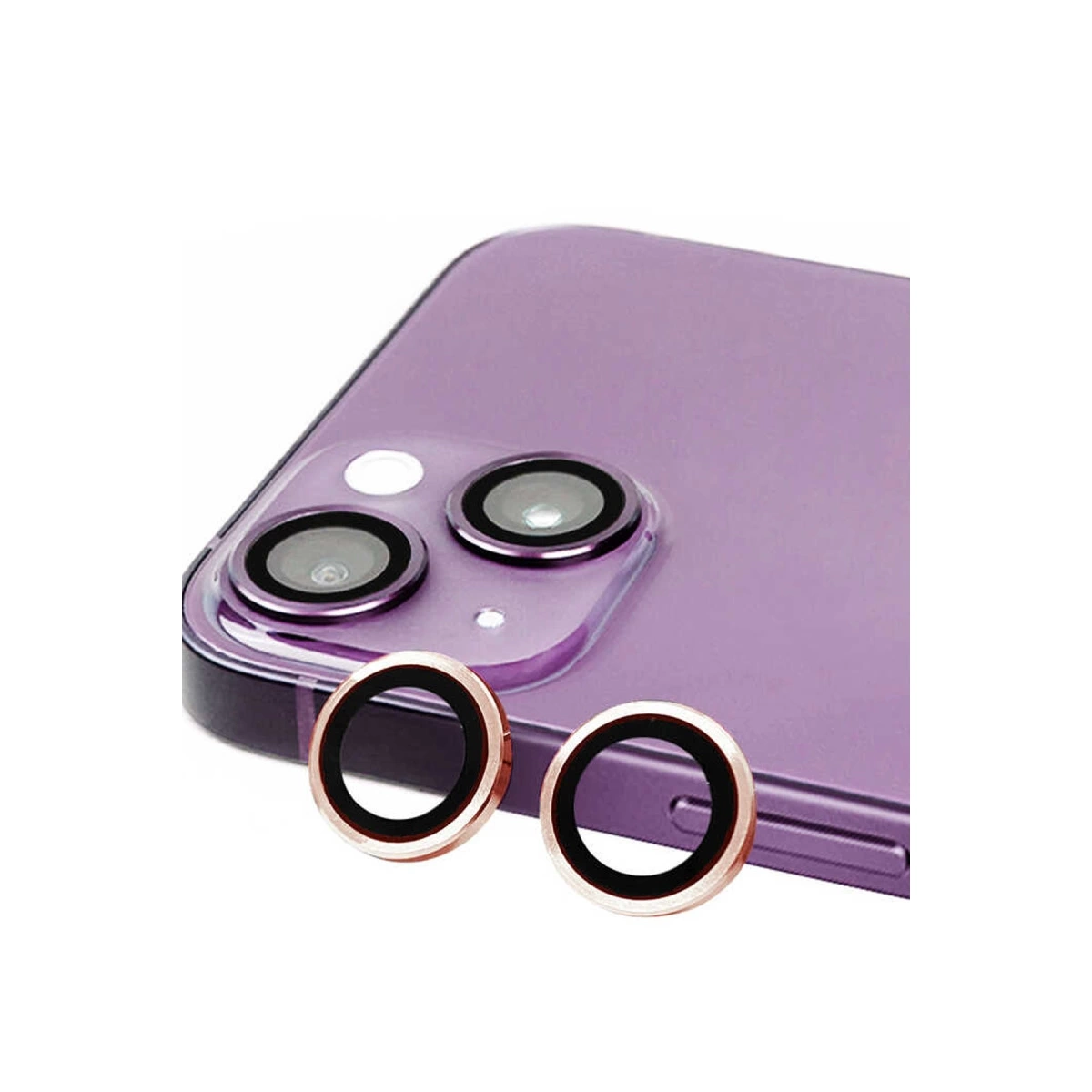 BUĞZ İphone 15 Plus Raze Metal Kamera Lens - Pembe