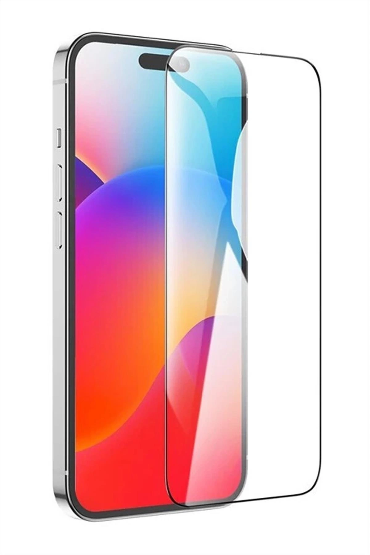 BUĞZ İphone 15 Pro Kırılmaz Cam Ekran Koruyucu