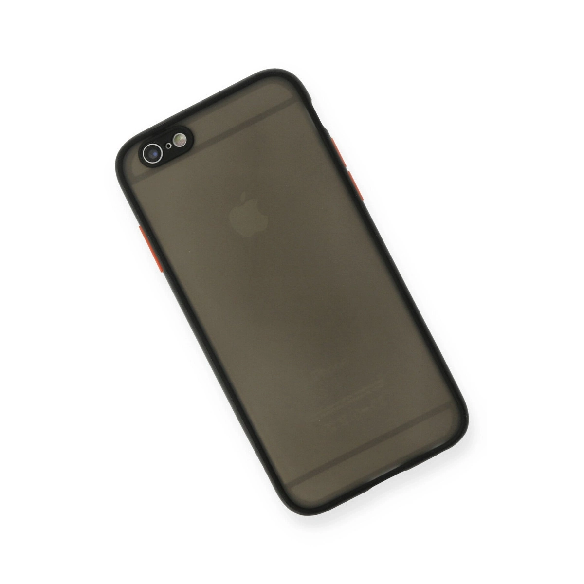 BUĞZ İphone 6 Kılıf Montreal Silikon Kapak - Siyah