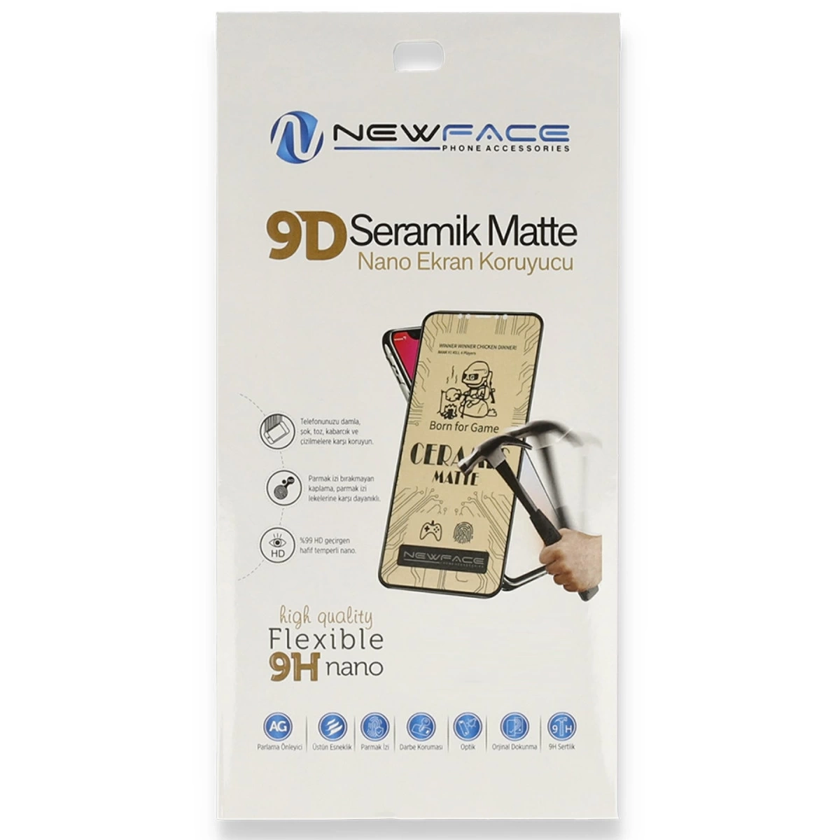 BUĞZ İphone 6 Plus Mat Seramik Nano Ekran Koruyucu - Siyah