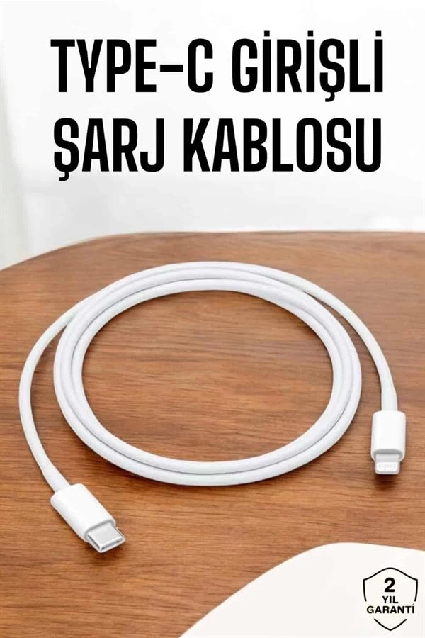 BUĞZ Iphone İOS Uyumlu Hızlı Şarj Kablosu Type C To Lightning 12 13 14 15 Pro Max