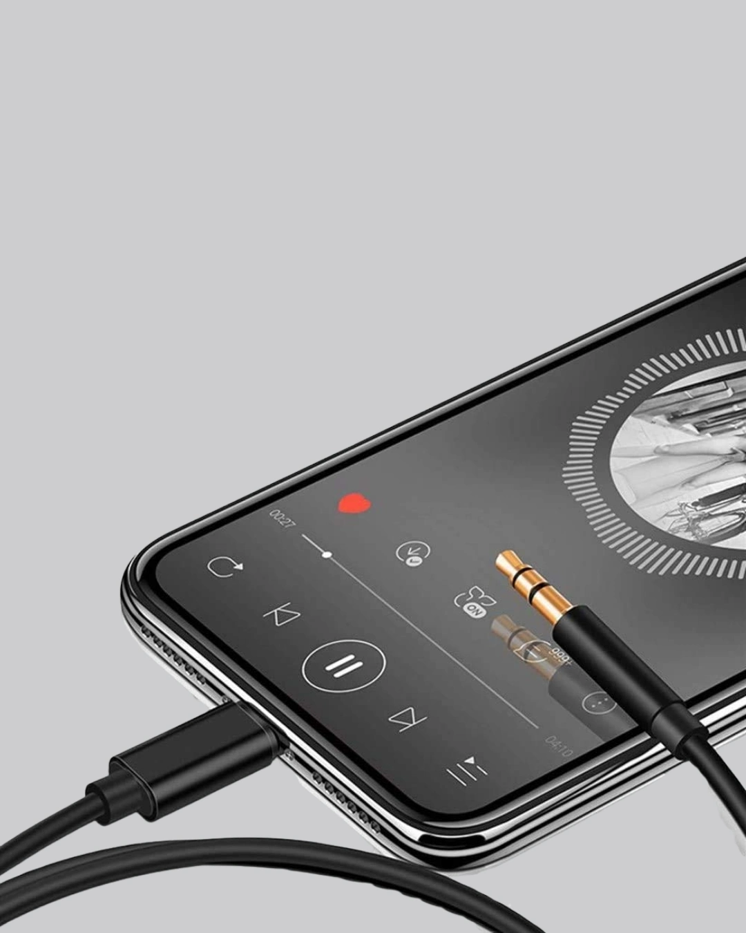 BUĞZ iPhone Uyumlu Lightning – 3.5mm Aux Adaptör Kablo Stereo Ses Aktarım