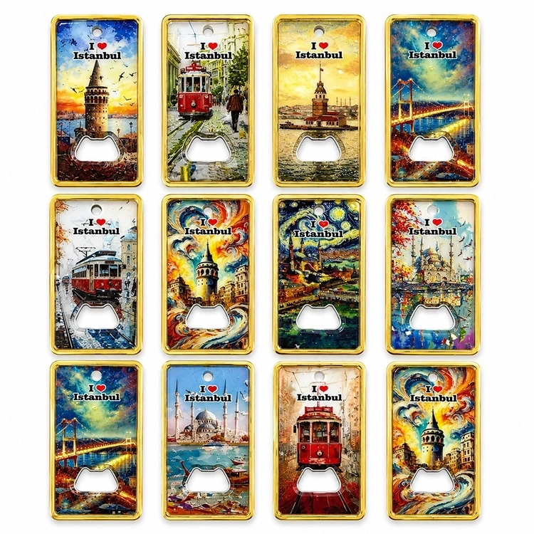 BUĞZ İstanbul Temalı Açacaklı Buzdolapı Süsü Magnet Alk5410 BUĞZ İstanbul Temalı Açacaklı Buzdolapı Süsü Magnet Alk5410