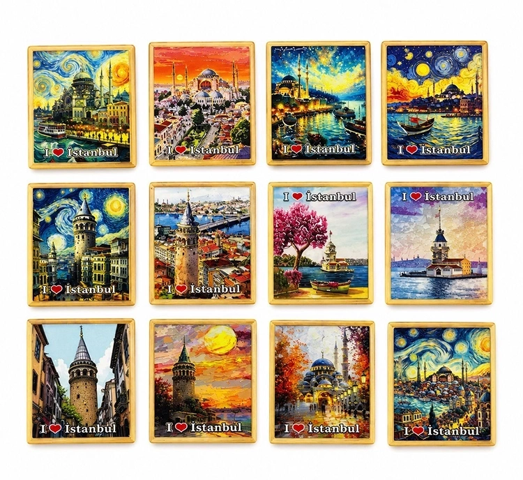 BUĞZ İstanbul Temalı Buzdolapı Süsü Magnet Alk5404 BUĞZ İstanbul Temalı Buzdolapı Süsü Magnet Alk5404