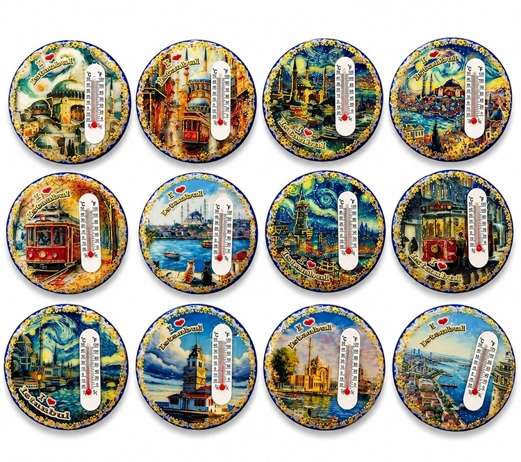 BUĞZ İstanbul Temalı Buzdolapı Süsü Magnet Alk5405 BUĞZ İstanbul Temalı Buzdolapı Süsü Magnet Alk5405