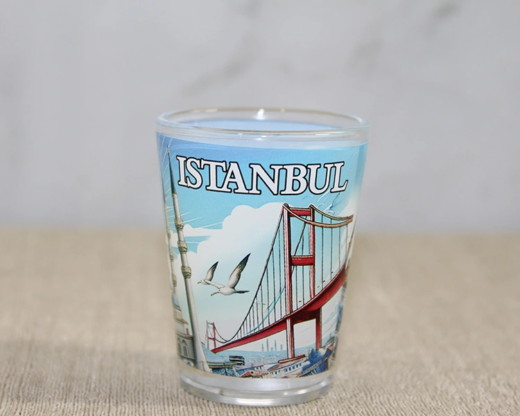 BUĞZ İSTANBUL TEMALI CAM SHOT BARDAK BUĞZ İSTANBUL TEMALI CAM SHOT BARDAK