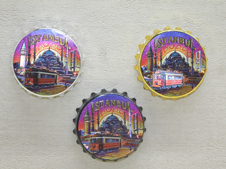 BUĞZ İSTANBUL TEMALI GAZOZ KAPAĞI MAGNET - MODEL 4 BUĞZ İSTANBUL TEMALI GAZOZ KAPAĞI MAGNET - MODEL 4