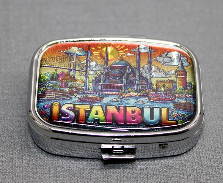 BUĞZ İSTANBUL TEMALI İLAÇ KUTUSU - MODEL 12