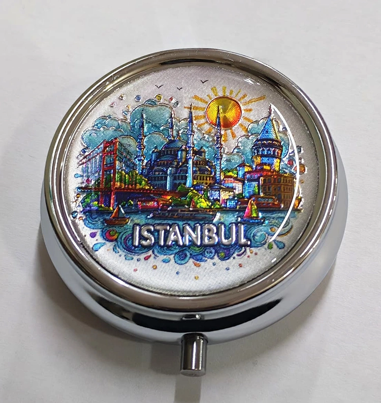 BUĞZ İSTANBUL TEMALI İLAÇ KUTUSU - MODEL 2