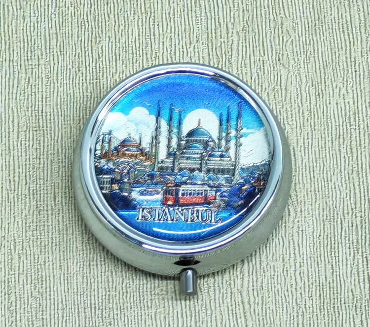 BUĞZ İSTANBUL TEMALI İLAÇ KUTUSU - MODEL 5