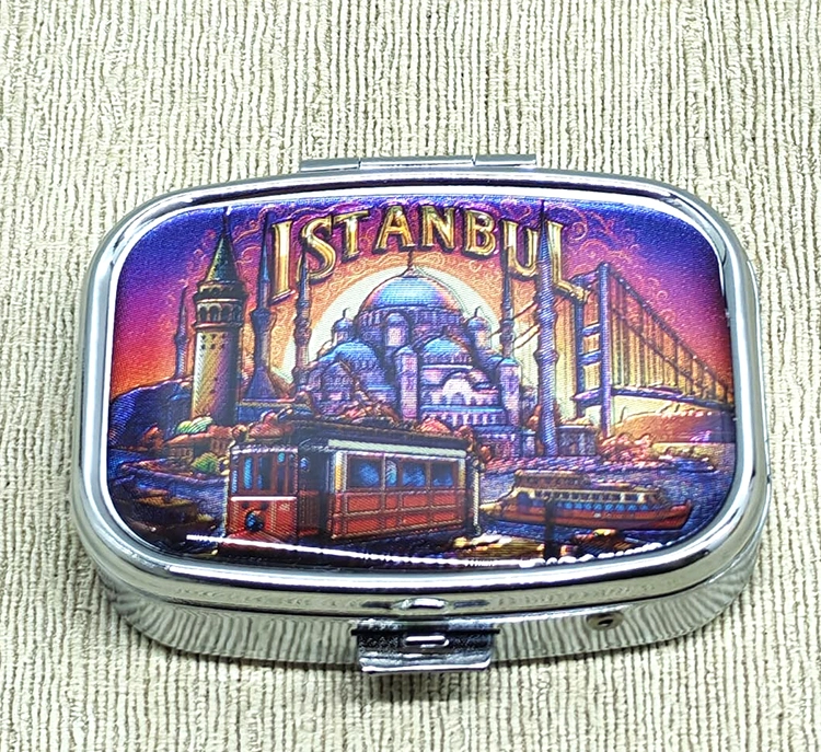 BUĞZ İSTANBUL TEMALI İLAÇ KUTUSU - MODEL 8