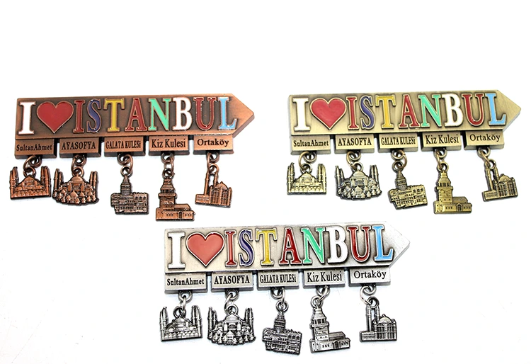 BUĞZ İSTANBUL TEMALI METAL MAGNET MODEL 7