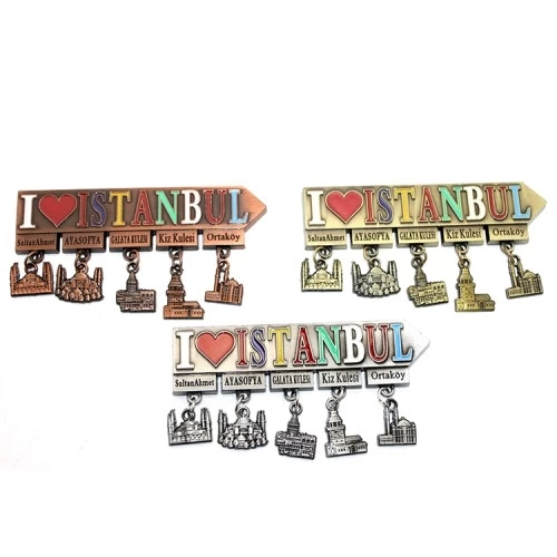 BUĞZ İstanbul Temalı Metal Magnet Model 7