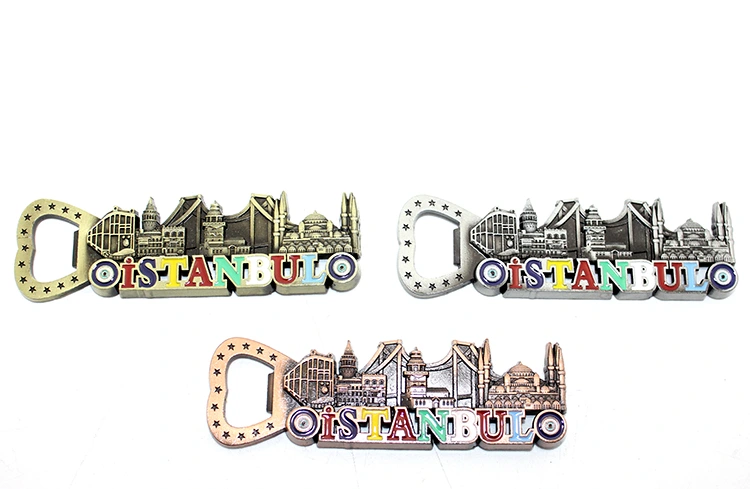 BUĞZ İSTANBUL TEMALI METAL MAGNET VE AÇACAK MODEL 3