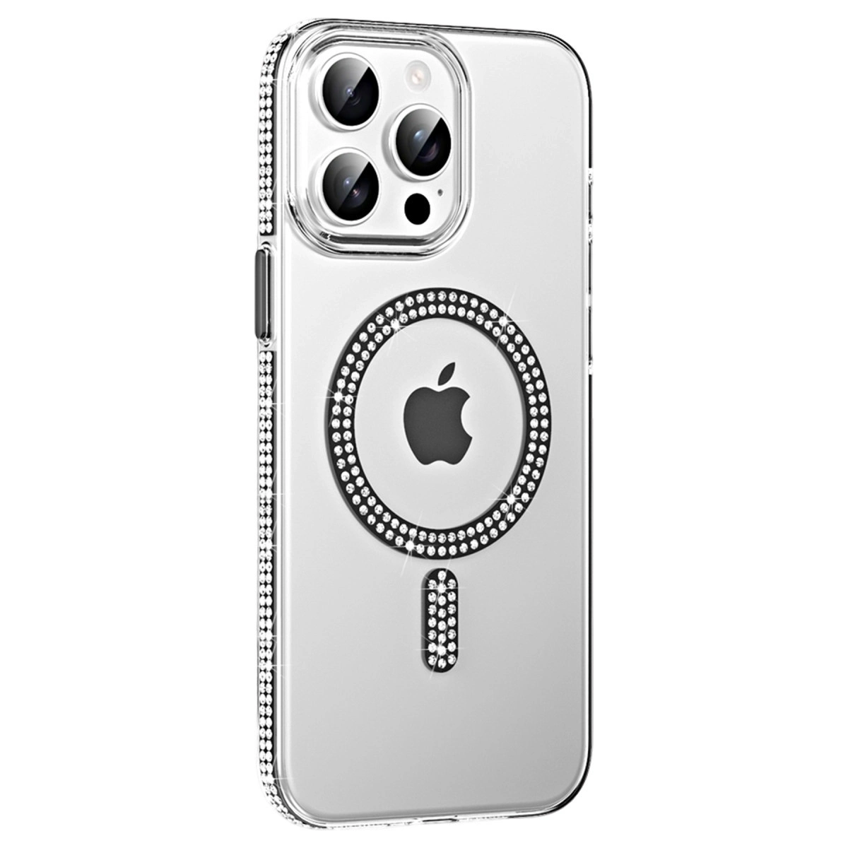 BUĞZ Joko  İphone 14 Pro Max Move Taşlı Magsafe Kapak - Siyah