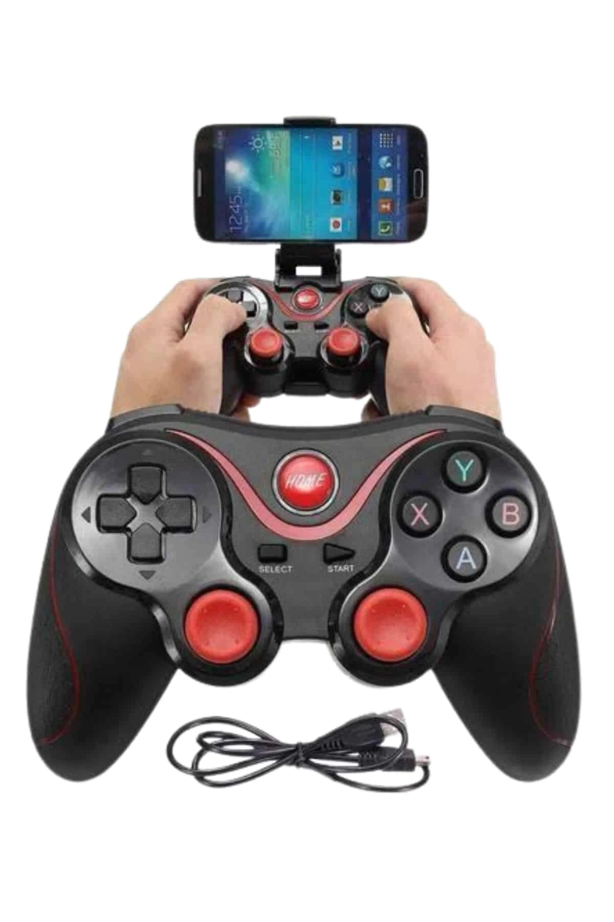 BUĞZ Joystik Gamepad Bluetooth Telefon Tutucu Oyun Kolu Telefon Android Uyumlu