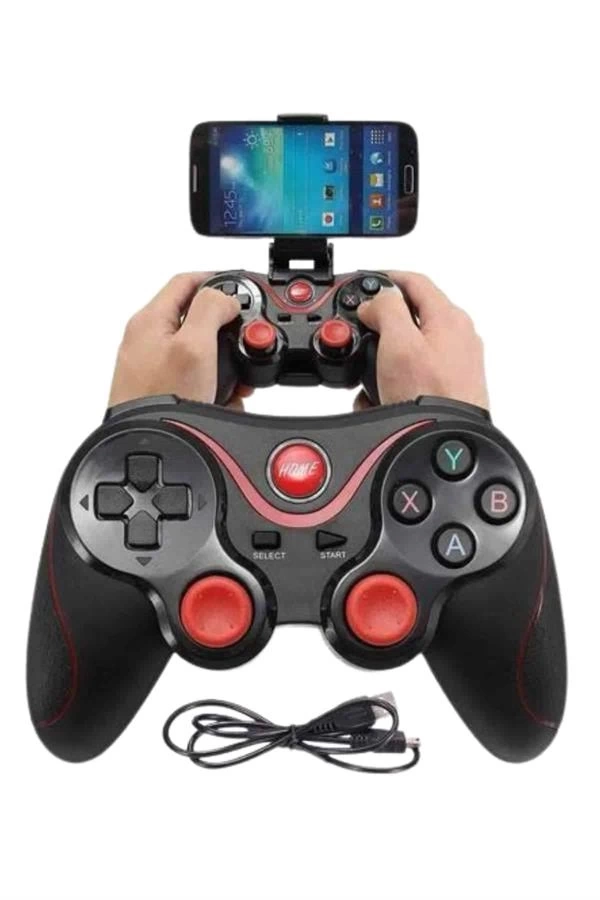 BUĞZ Joystik Gamepad Bluetooth Telefon Tutucu Oyun Kolu Telefon Android Uyumlu