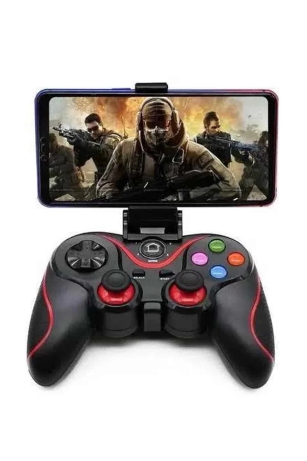 BUĞZ Joystik Gamepad Bluetooth Telefon Tutucu Oyun Kolu Telefon Android Uyumlu