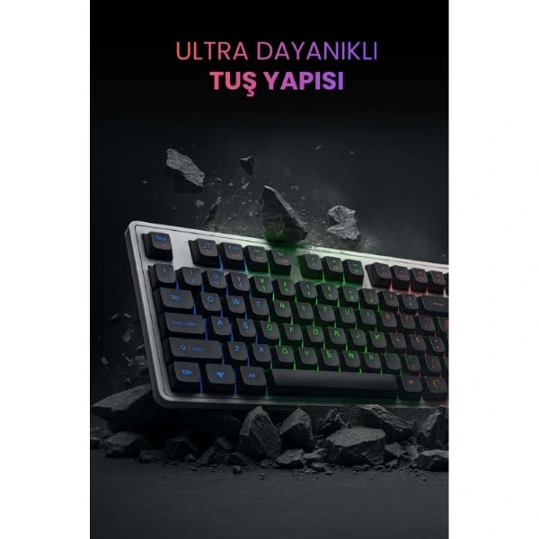 BUĞZ KABLOLU IŞIKLI GAMİNG STANDART TÜRKÇE Q KLAVYE VE MOUSE SETİ BUĞZ KABLOLU IŞIKLI GAMİNG STANDART TÜRKÇE Q KLAVYE VE MOUSE SETİ