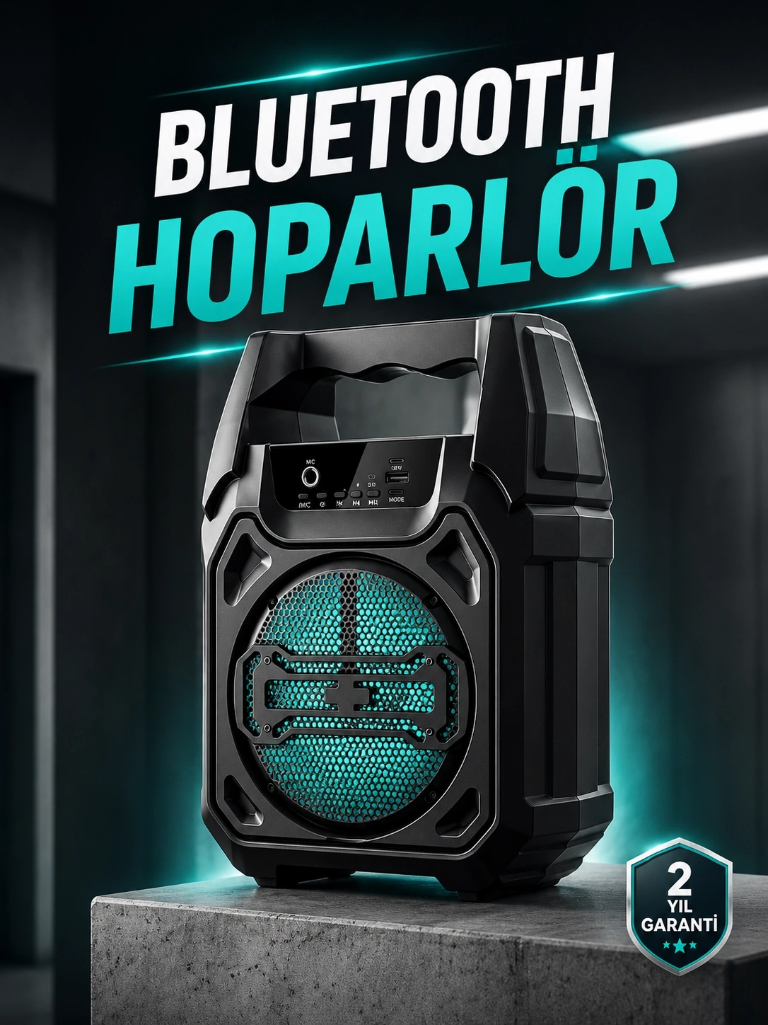 BUĞZ Kablosuz 6.5 İnç TWS Bluetooth Hoparlör