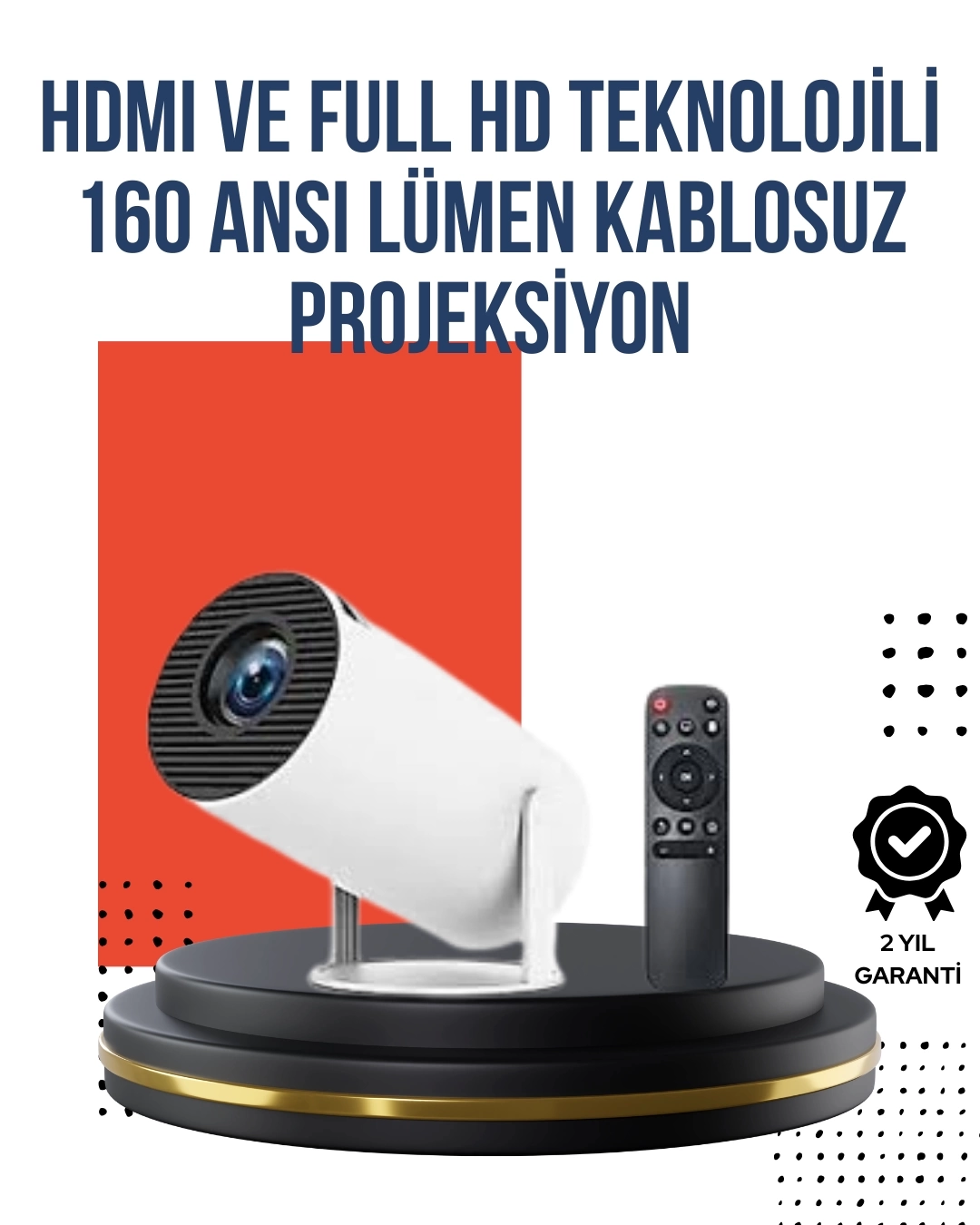 BUĞZ Kablosuz Bağlantılı Ultra Pro Projeksiyon