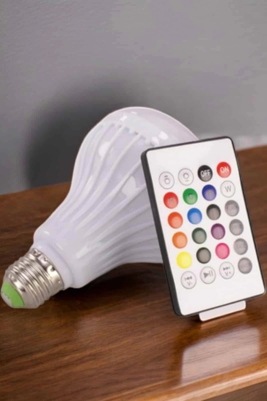 BUĞZ Kablosuz Bluetooth Hoparlör Led Lamba