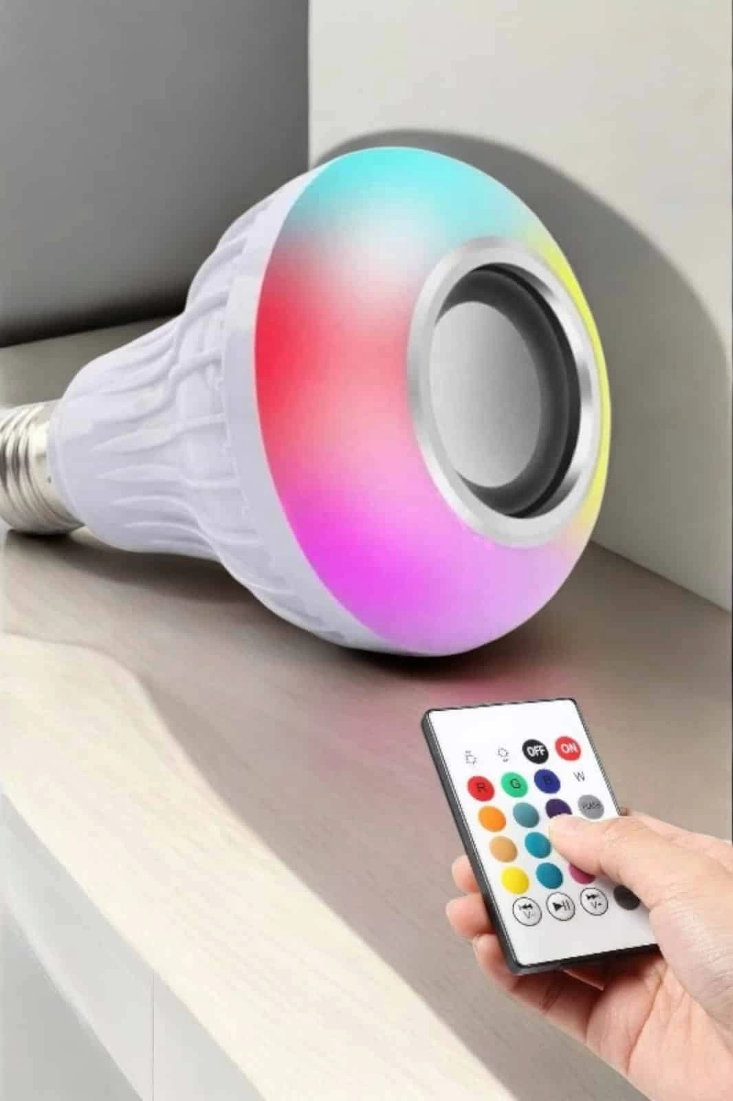 BUĞZ Kablosuz Bluetooth Hoparlör Led Lamba
