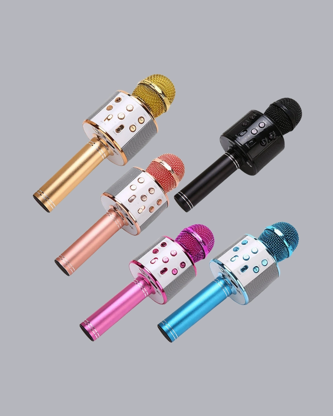 BUĞZ Kablosuz Bluetooth Karaoke Mikrofon  Yankı Efektli