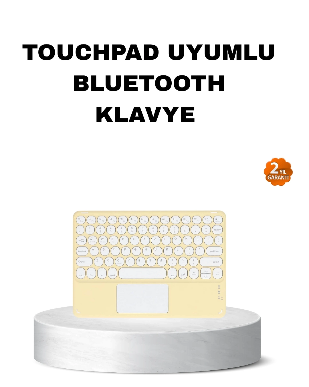 BUĞZ Kablosuz Bluetooth Klavye – Slim Taşınabilir Tasarım