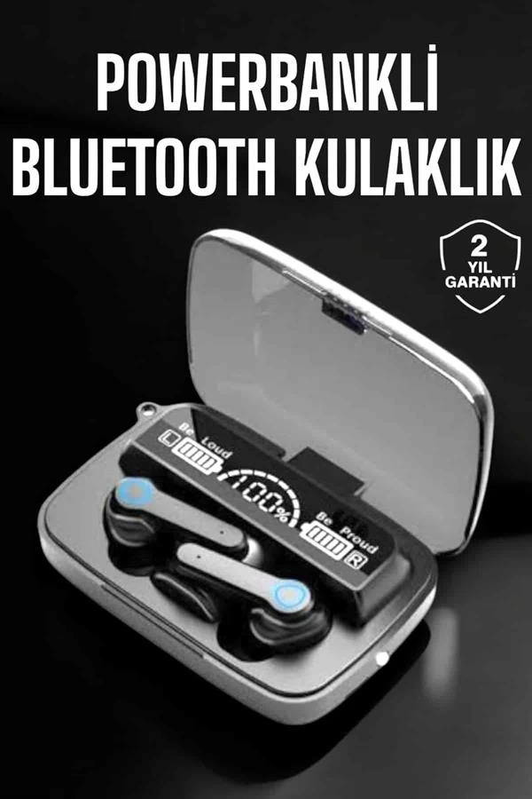 BUĞZ Kablosuz Bluetooth Kulaklık Dokunmatik Kontrol Uzun Pil Ömrü