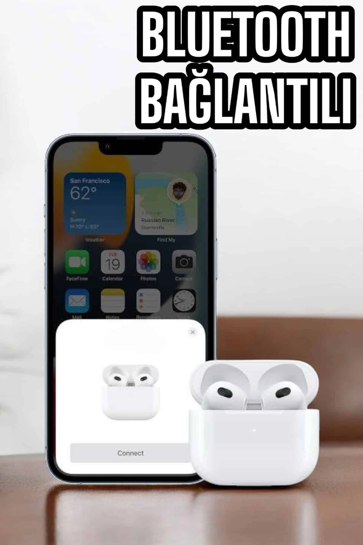 BUĞZ Kablosuz Bluetooth Kulaklık TWS ANC Özelliği Yüksek Ses Kaliteli