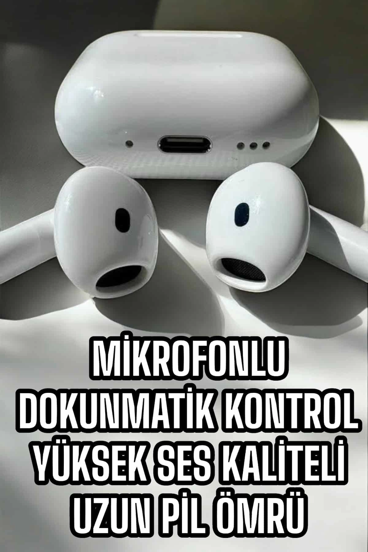 BUĞZ Kablosuz Bluetooth Kulaklık TWS ANC Özelliği Yüksek Ses Kaliteli