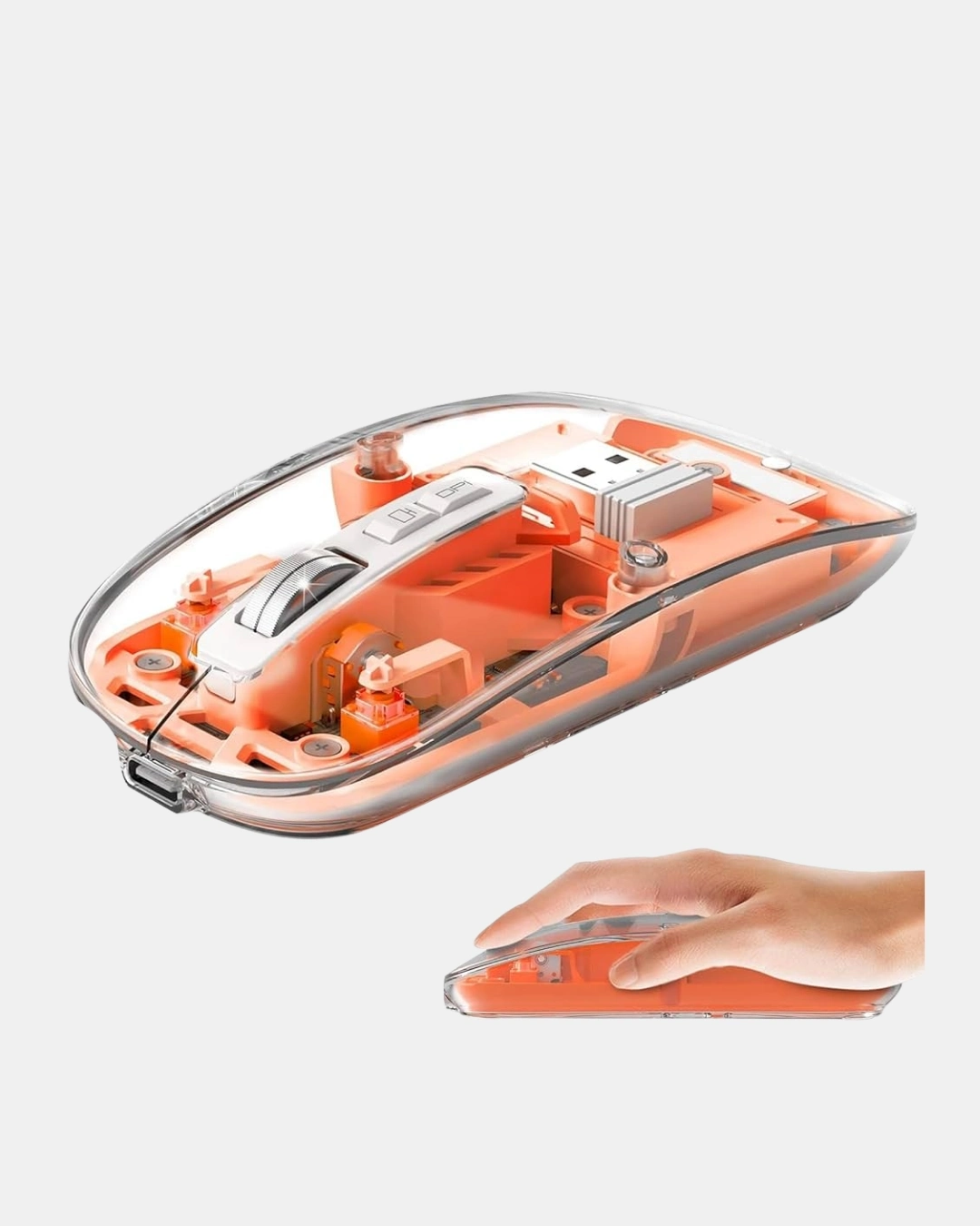 BUĞZ Kablosuz Çift Modlu Mouse – Bluetooth 5.0 + 2.4GHz
