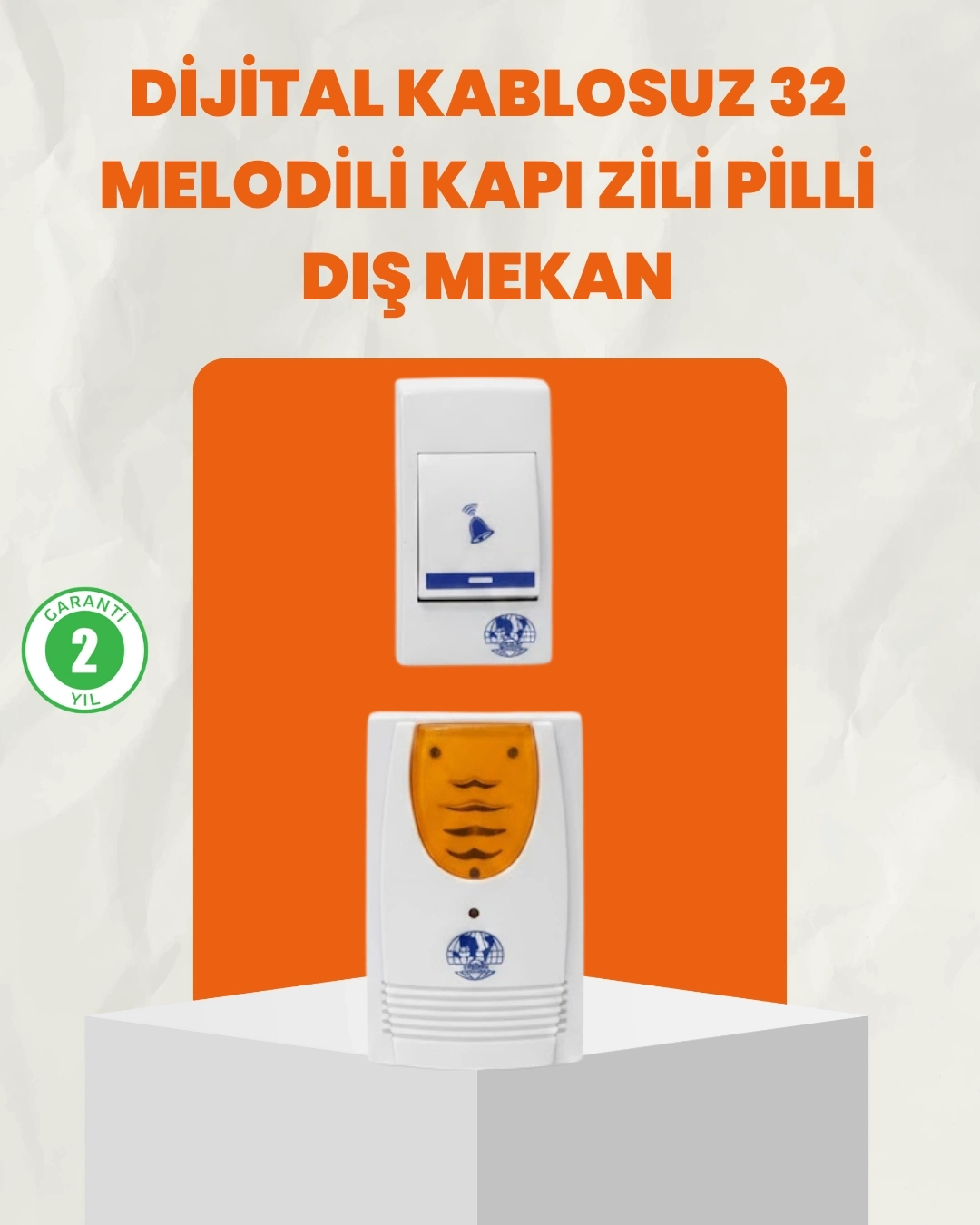 BUĞZ Kablosuz Kapı Zili Ev ve Ofis İçin Konforlu Çözüm
