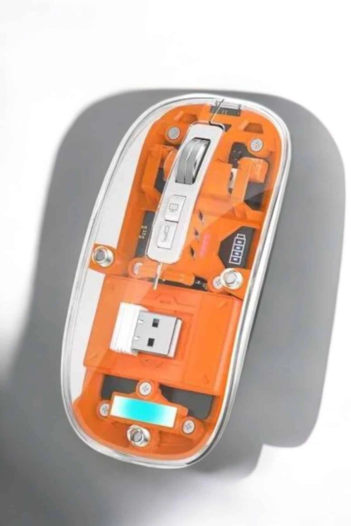 BUĞZ Kablosuz Mouse Fare 5.0 Bluetooth Bağlantılı USB Girişli