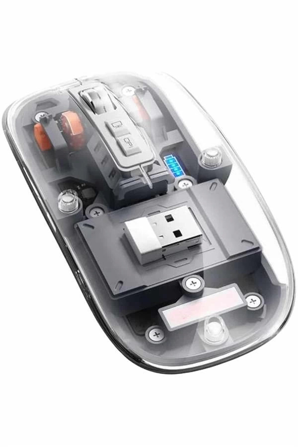 BUĞZ Kablosuz Mouse Fare Şarjlı Bluetooth Wireless Çift Modlu Sessiz
